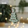 Christmas Tree Painted Decorations / Pendant - Image 8
