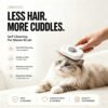 Cats & Dogs Hair Removal Slicker Brush (Skin-Friendly Grooming Comb) - Image 9