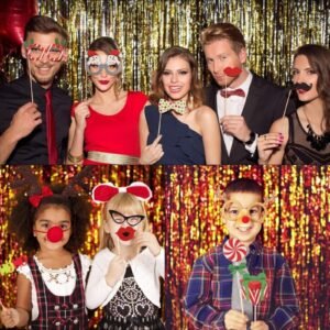 Alternative view of 49 Christmas Photo Items (Christmas Party, Christmas Photo Booth, Party Glasses, Party Favor Packs)