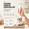 Cats & Dogs Hair Removal Slicker Brush (Skin-Friendly Grooming Comb) - Image 5