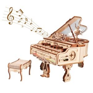 3D Wooden Puzzle (DIY Piano Music Box) _ MUSIC PARK (Can Be Played)