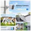 LNDU CL01 4K Wireless Security Camera 143D (Infrared / Night Vision / Human Body Sensing) - Image 3