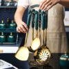 7 PCS Stainless Steel Cooking Set (Utensil / Slotted / Spatula / Turner Ladle / Serving Spoon / Pasta Server) - Image 2