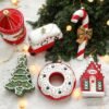 Christmas Tree Painted Decorations / Pendant - Image 6