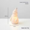 Ceramic Luminous Christmas Tree / Small House / Snowman Desktop Decoration - Image 10