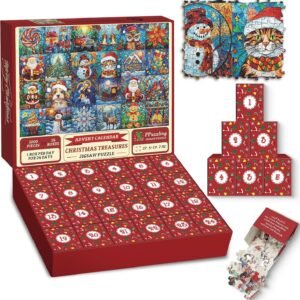 Alternative view of Christmas / Countdown Calendar Puzzle