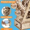 3D Wooden Puzzle (DIY Gear Ferris Wheel) _ Music Box (You Are My Sunshine) - Image 2
