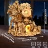 3D Wooden Puzzle (DIY Tree House w/ Light) - Image 4