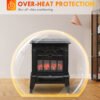 Vintage Styled Electric Fireplace Heater - Image 3