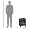 Vintage Styled Electric Fireplace Heater - Image 6
