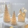 Ceramic Luminous Christmas Tree / Small House / Snowman Desktop Decoration - Image 3