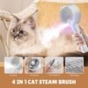 Cat & Dog Steamy Brush / Electric Sprayer Grooming Tool (3 in 1 Electric Sprays Massage Combs) - Image 4
