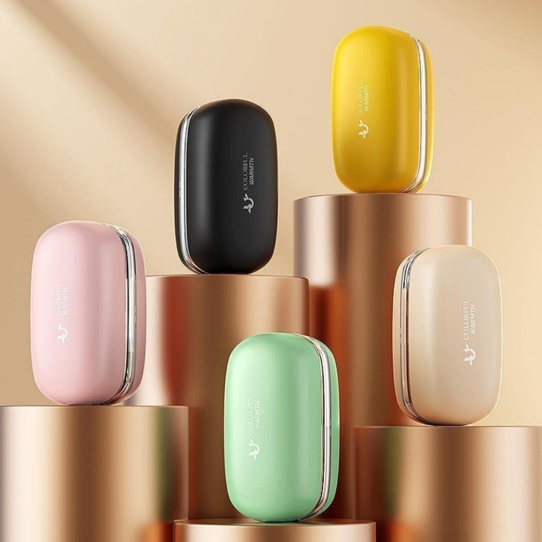 USB-Charged Mini Split-Type Magnetic Hand Warmer - Image 8