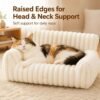 Cat & Dog Couch Fluffy w/ Premium Soft Corduroy Fleece (Removable Washable Cover) - Image 5