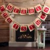Merry Christmas Sackcloth Flag / Banner - Image 2