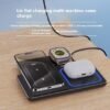 3 In 1 LED Fast Wireless Charger (Foldable) - Image 2