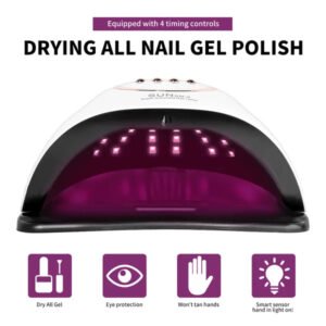 Alternative view of 280W UV LED Professional Nail Art For Gel Polish Dryer (w/Sensor / 4 Timer) (For Fingernail And Toenail)