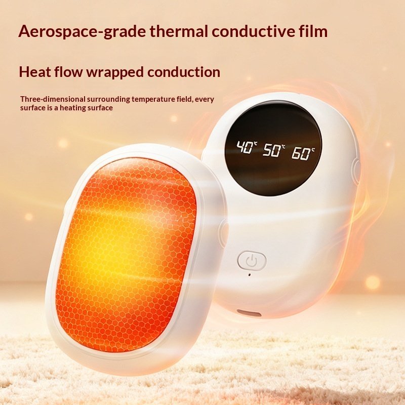Mini Portable Split Design Rechargeable Hand Warmer - Image 3