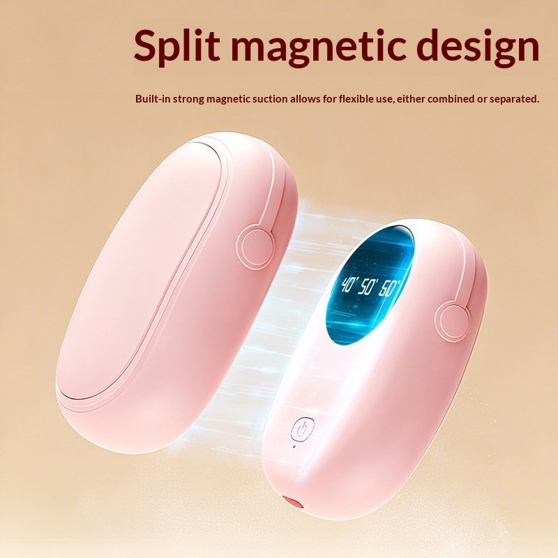 Mini Portable Split Design Rechargeable Hand Warmer - Image 4
