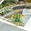 Luxury Christmas Tree Napkin Buckle - Image 3