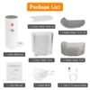 Cat & Dog Smart Cordless Rechargeable Automatic Water Dispenser (3L / 3 Adjustable Volume / 3 Time Intervals Touch Control) - Image 7