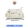 Cat & Dog Couch Fluffy w/ Premium Soft Corduroy Fleece (Removable Washable Cover) - Image 6