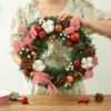 Christmas Garland Bow / Door Hanging Decorations - Image 3
