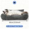 Cat & Dog Couch Fluffy w/ Premium Soft Corduroy Fleece (Removable Washable Cover) - Image 7