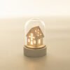 Christmas Luminous Wooden House Ornaments Decorations - Image 4