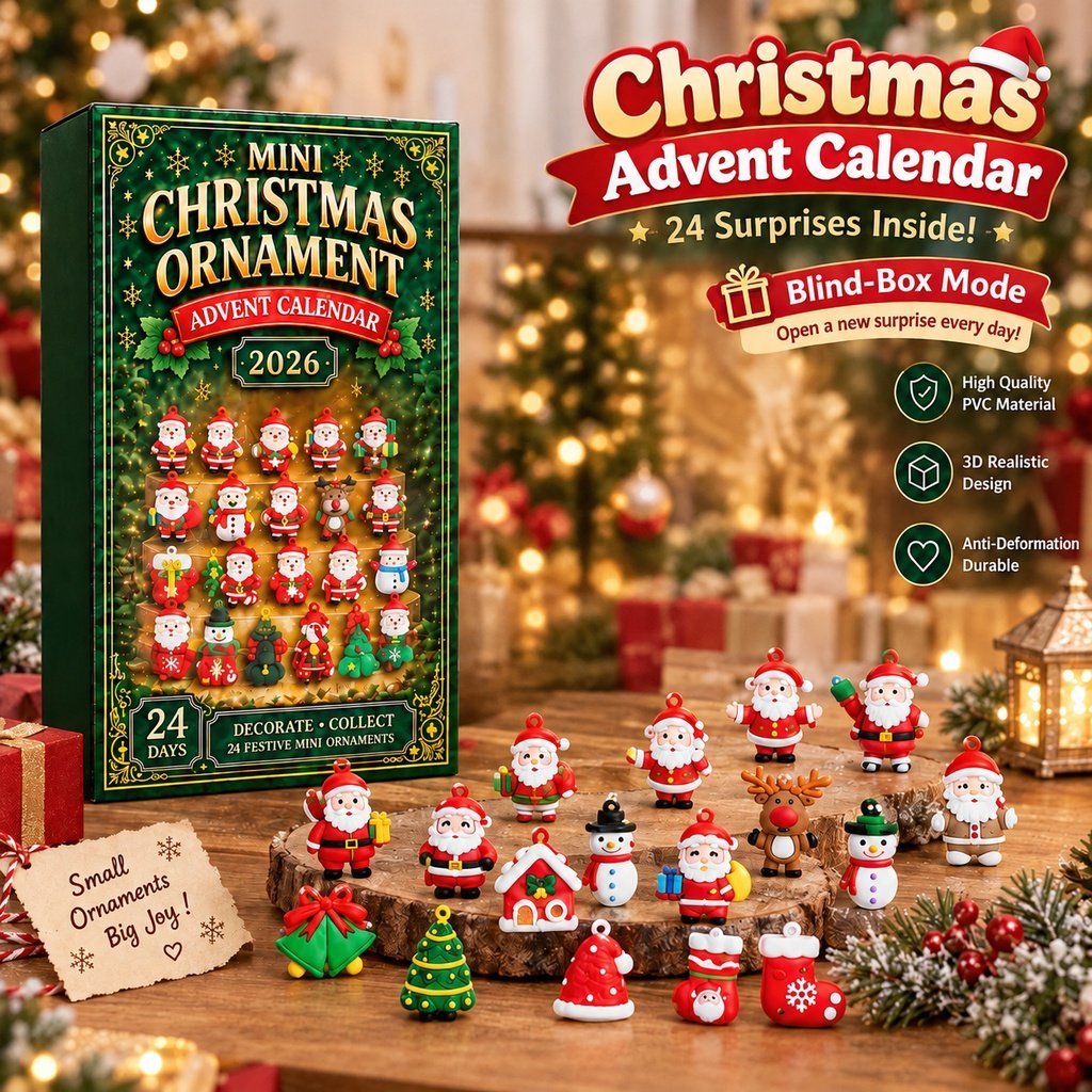 Mini Christmas Ornament Advent Calendar