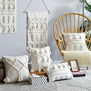 Alternative view of Nordic Moroccan Tufted Simple Pillowcase (w/o Core)